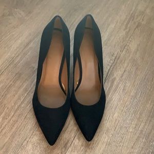 H&M Black Suede Heels
